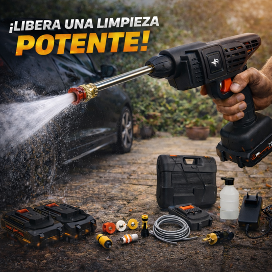 PISTOLA HIDROLAVADORA DOBLE BATERÍA