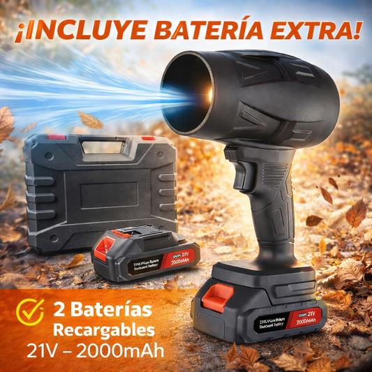 SOPLADOR DE AIRE DOBLE BATERÍA