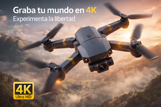 DRON CON DOBLE CÁMARA 4K